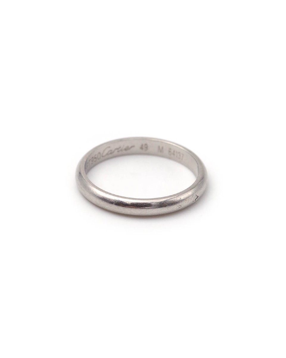 Alliance Cartier en platine 950 millièmes -photo-1