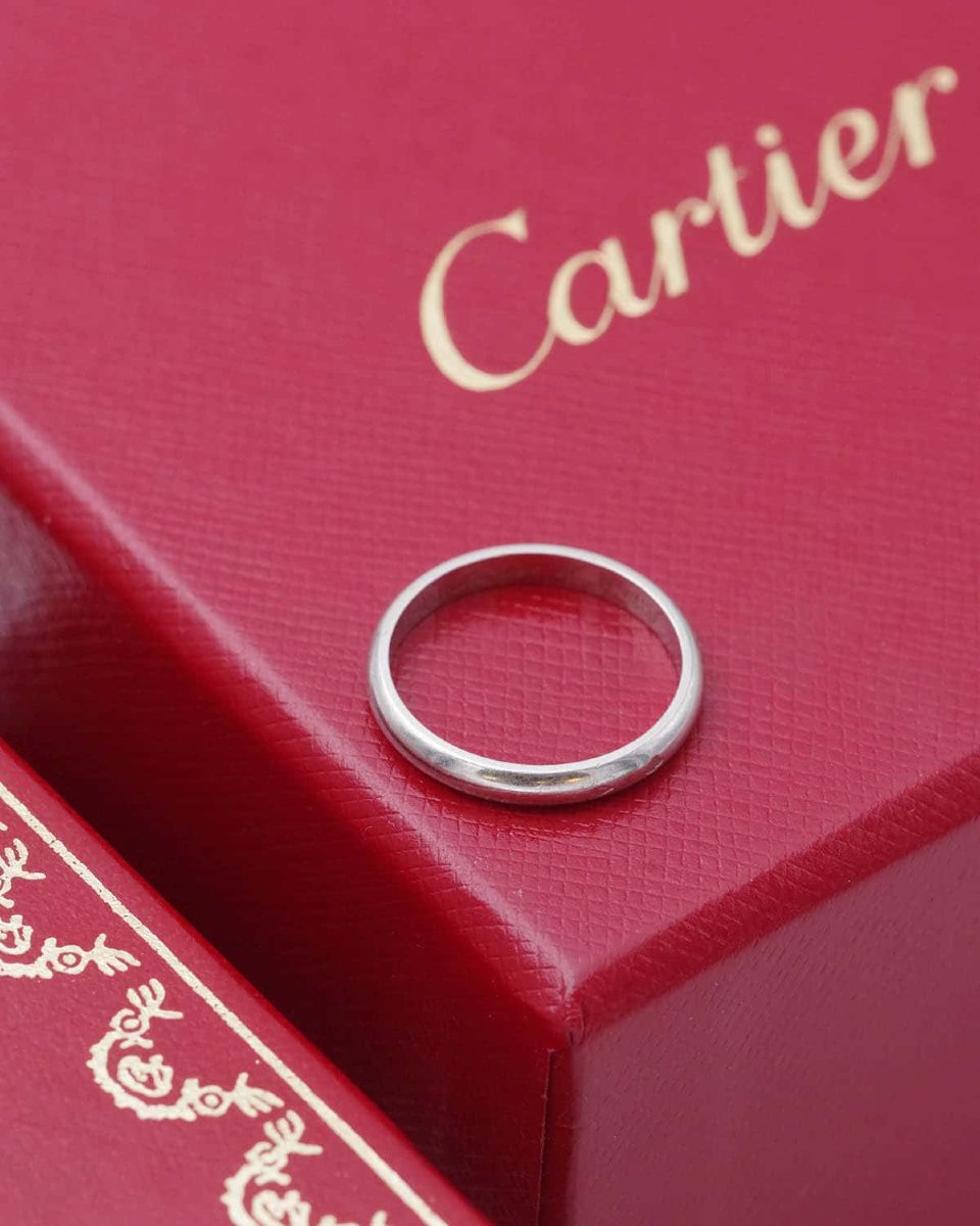 Alliance Cartier en platine 950 millièmes 