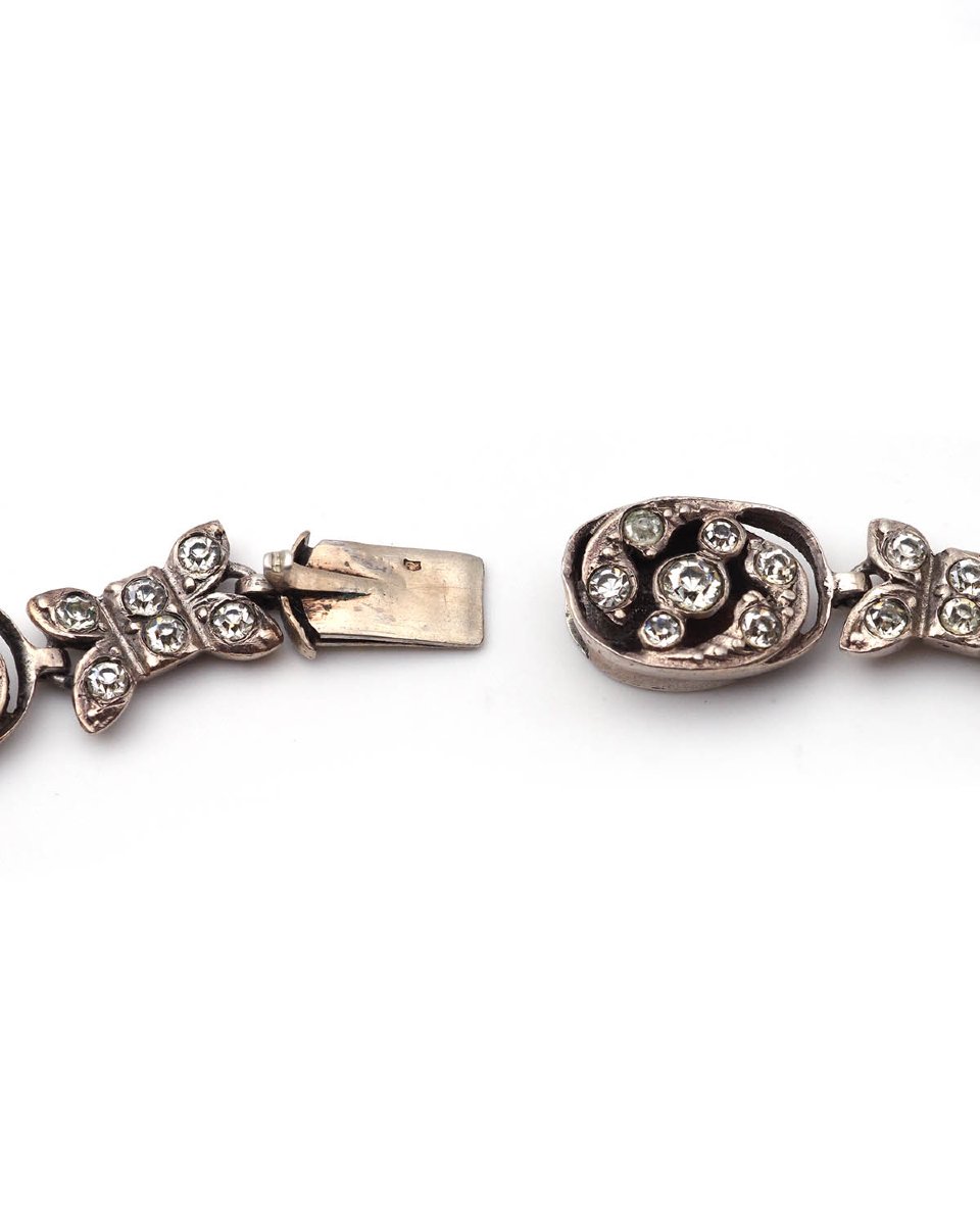 Collier ancien pierres de Rhin en argent-photo-1
