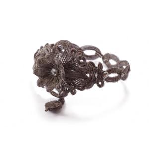 Georgian Silesian Iron Bracelet, Georgian Bracelet, Iron Bracelet, Silesian Jewel