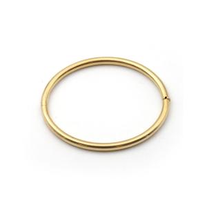 Bracelet jonc vintage en or creux 18k, jonc en or d'occasion, bijou vintage, bijou Paris