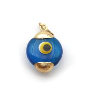 Pendentif porte-bonheur Nazar en or 14 karats