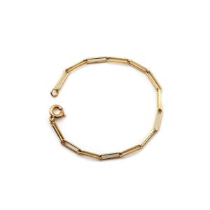Bracelet vintage maille cheval en or 18 karats