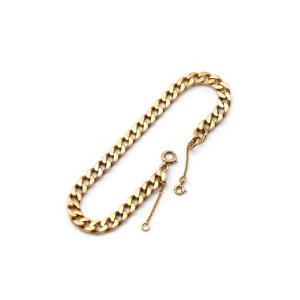 Antique Curb Bracelet In 18 Karat Gold