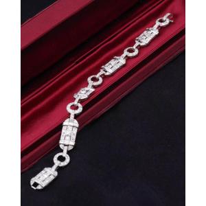 Bracelet Art Deco diamants 5.70 cts en platine