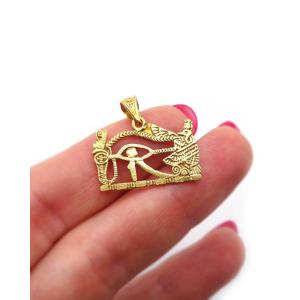 Wedjat Eye Pendant In 18 Karat Gold