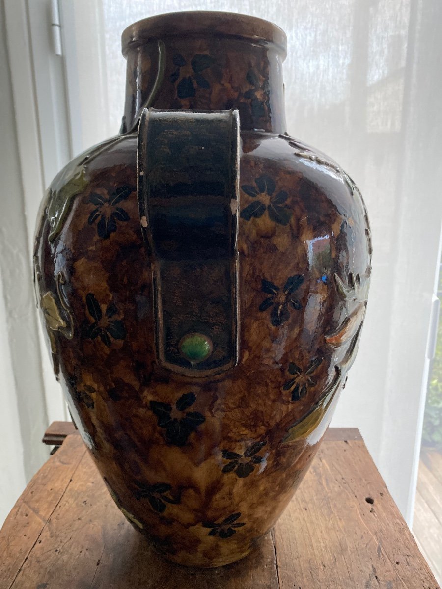 Ferdinand Thesmar Ceramic Vase 1900-photo-2