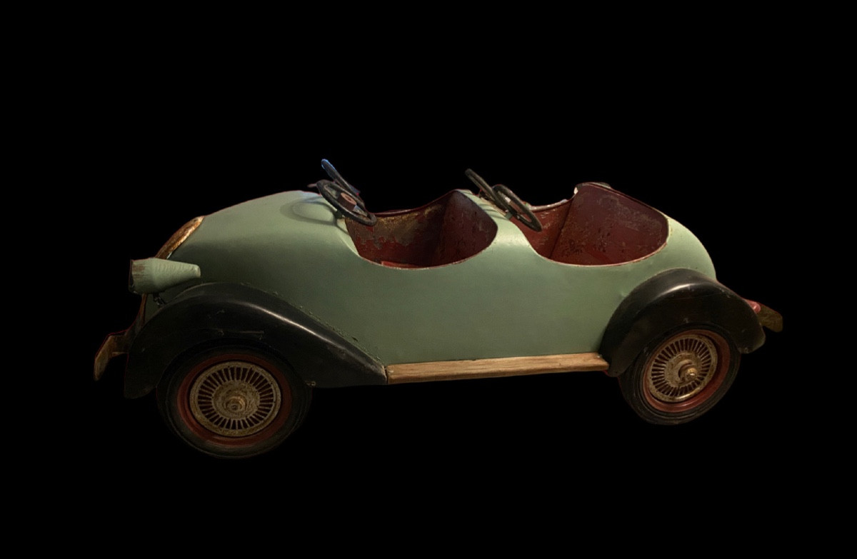 Voiture De Manège 1960 . Art Forain . Autopede -photo-2