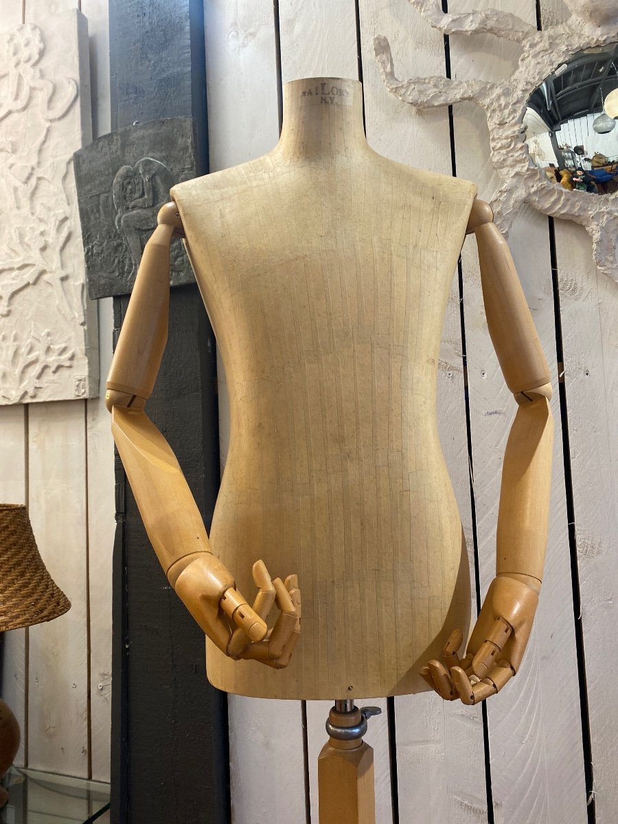 Male Sewing Mannequin Brand Taylor's New York 1970-photo-2