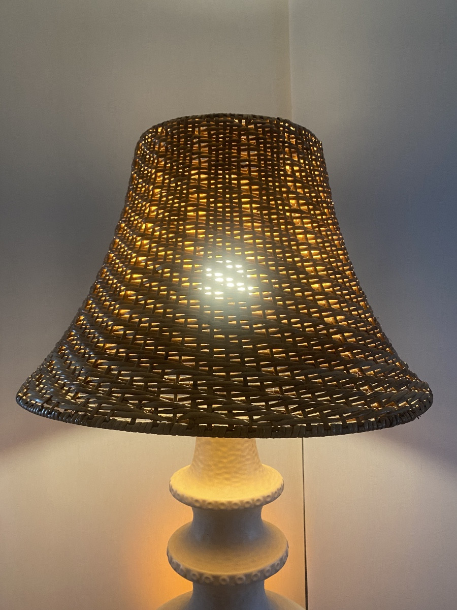 Lampe en céramique 1970 west germany-photo-3