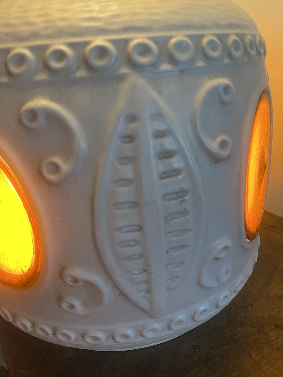Lampe en céramique 1970 west germany-photo-4