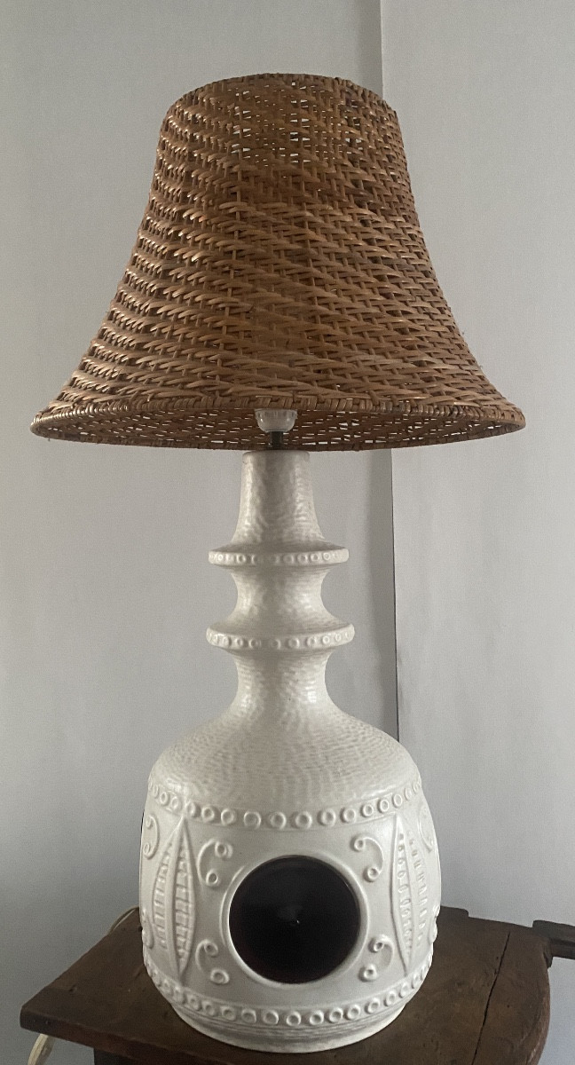 Lampe en céramique 1970 west germany-photo-1