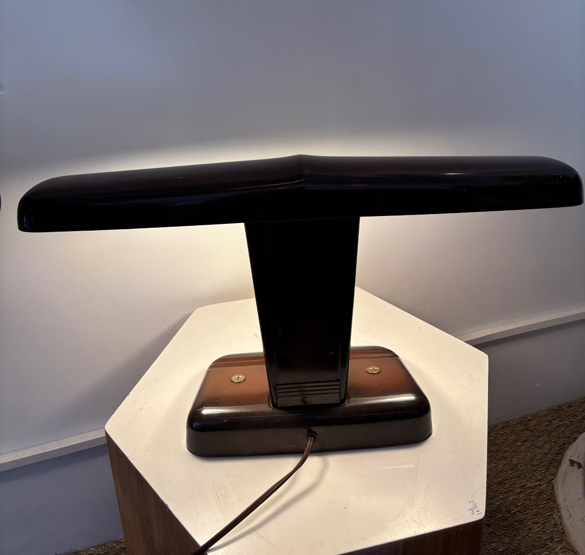 Art Deco Metal Lamp -photo-4