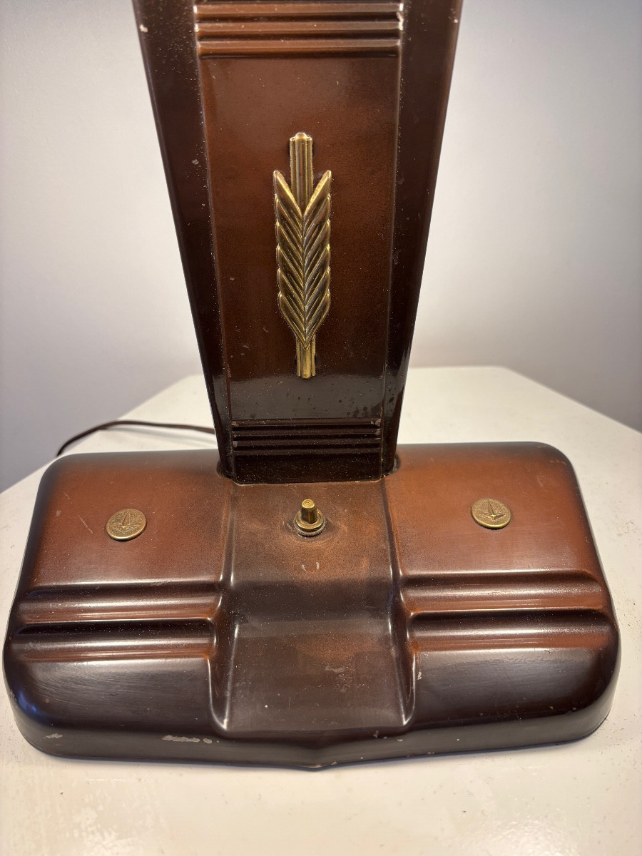 Art Deco Metal Lamp -photo-2