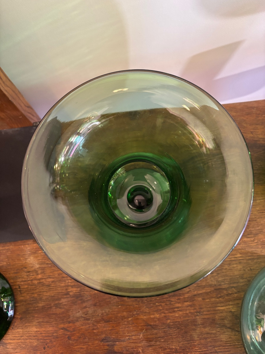 Vase en verre . Empoli 1940-photo-2