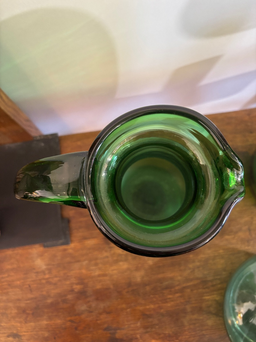 Empoli Glass Vase 1940-photo-2