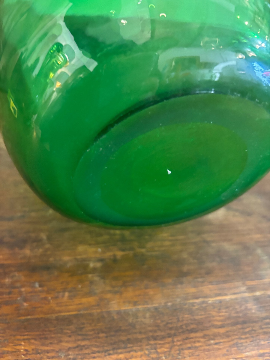 Large Green Vase Empoli 20th Century -photo-3