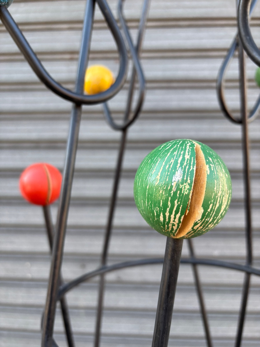 1950 Coat Rack Attributed To Roger Feraud -photo-2