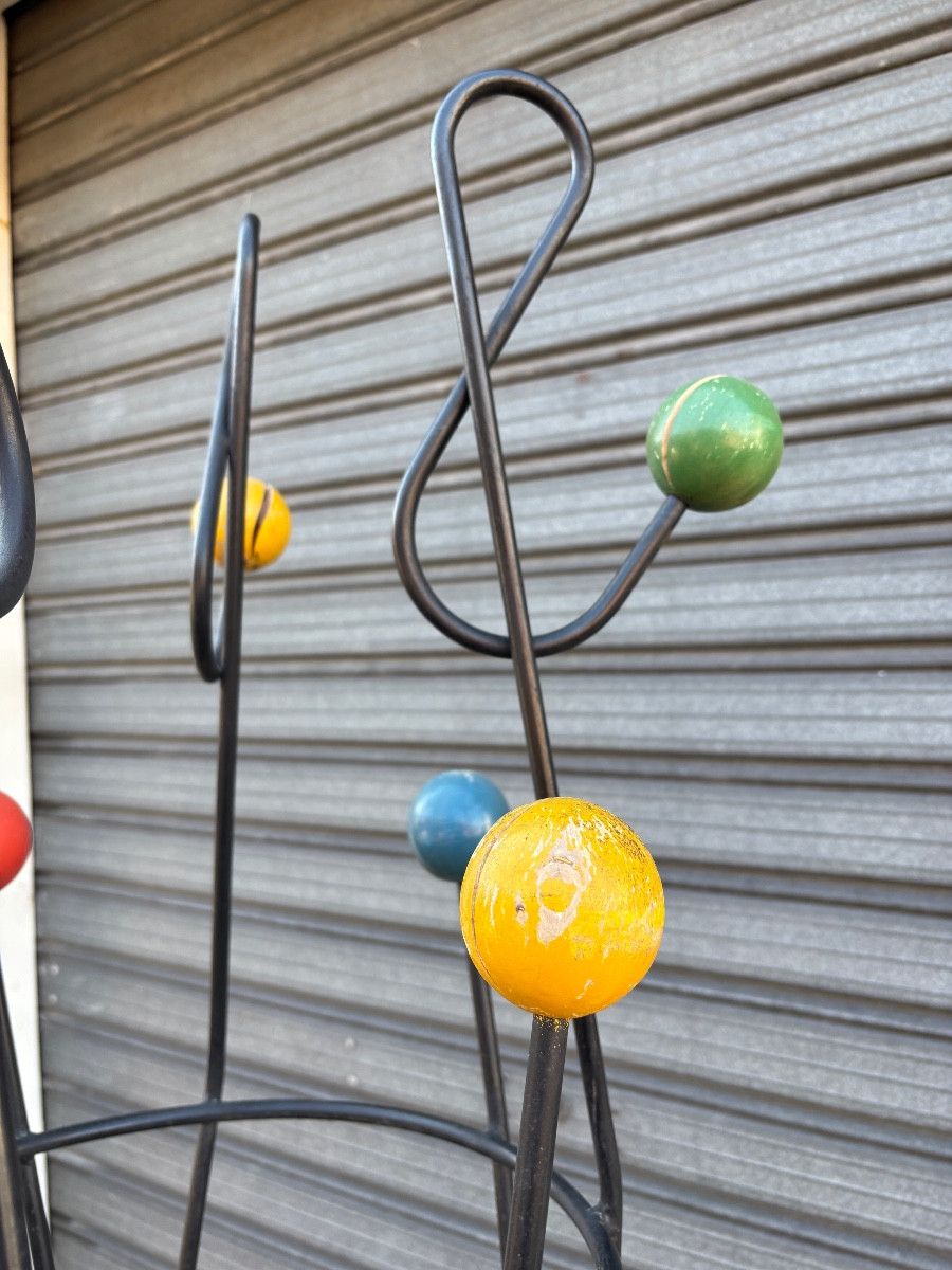 1950 Coat Rack Attributed To Roger Feraud -photo-3