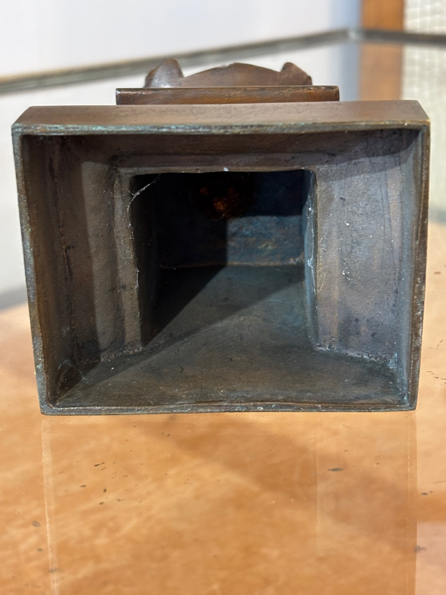 Bust Of Victor Hugo In Bronze 1900-photo-3