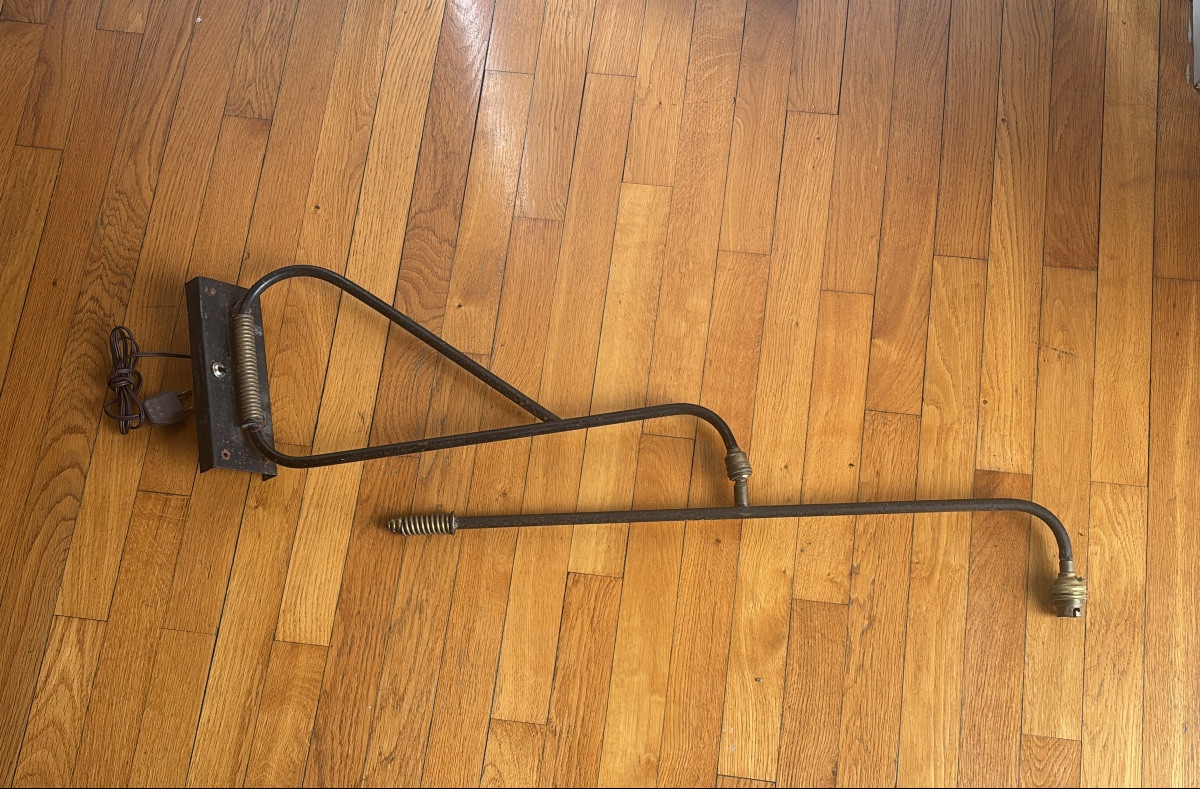 Grande applique  à balancier 1950 