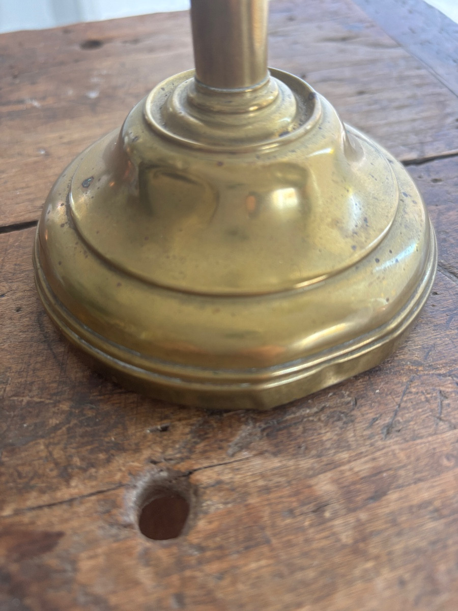19th-century Rack And Pinion Laboratory Magnifying Glass-photo-5