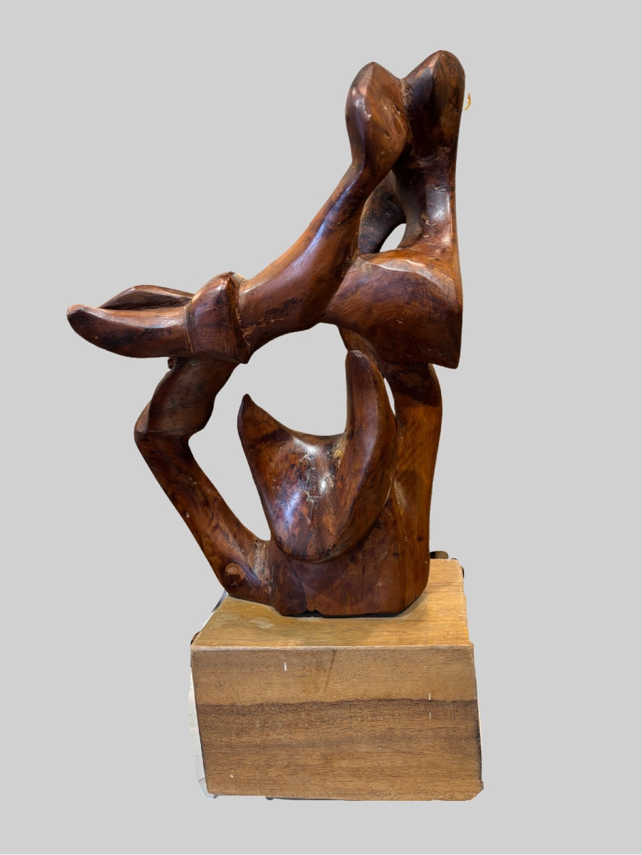 Free-form Wood Sculpture Mid-20th Century