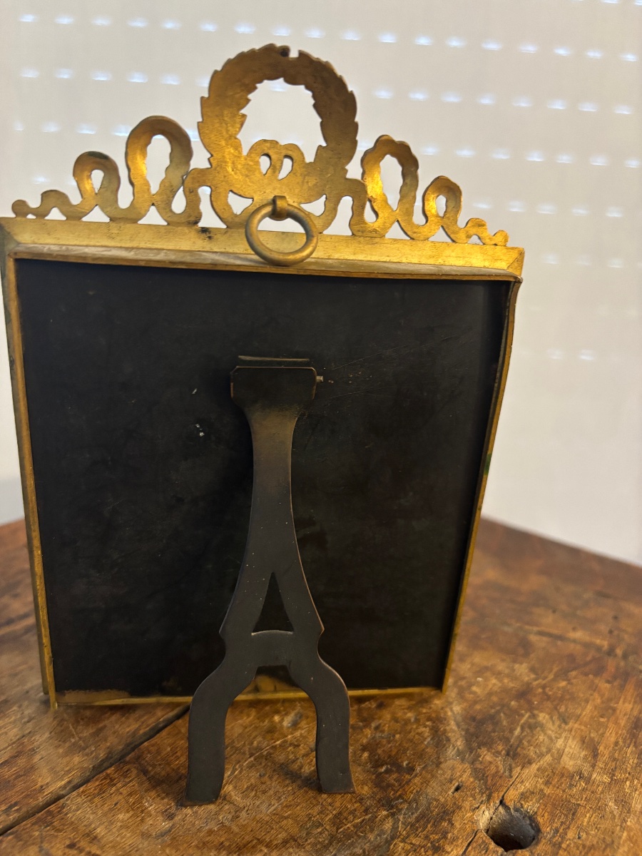 Cadre en bronze XIX eme -photo-1