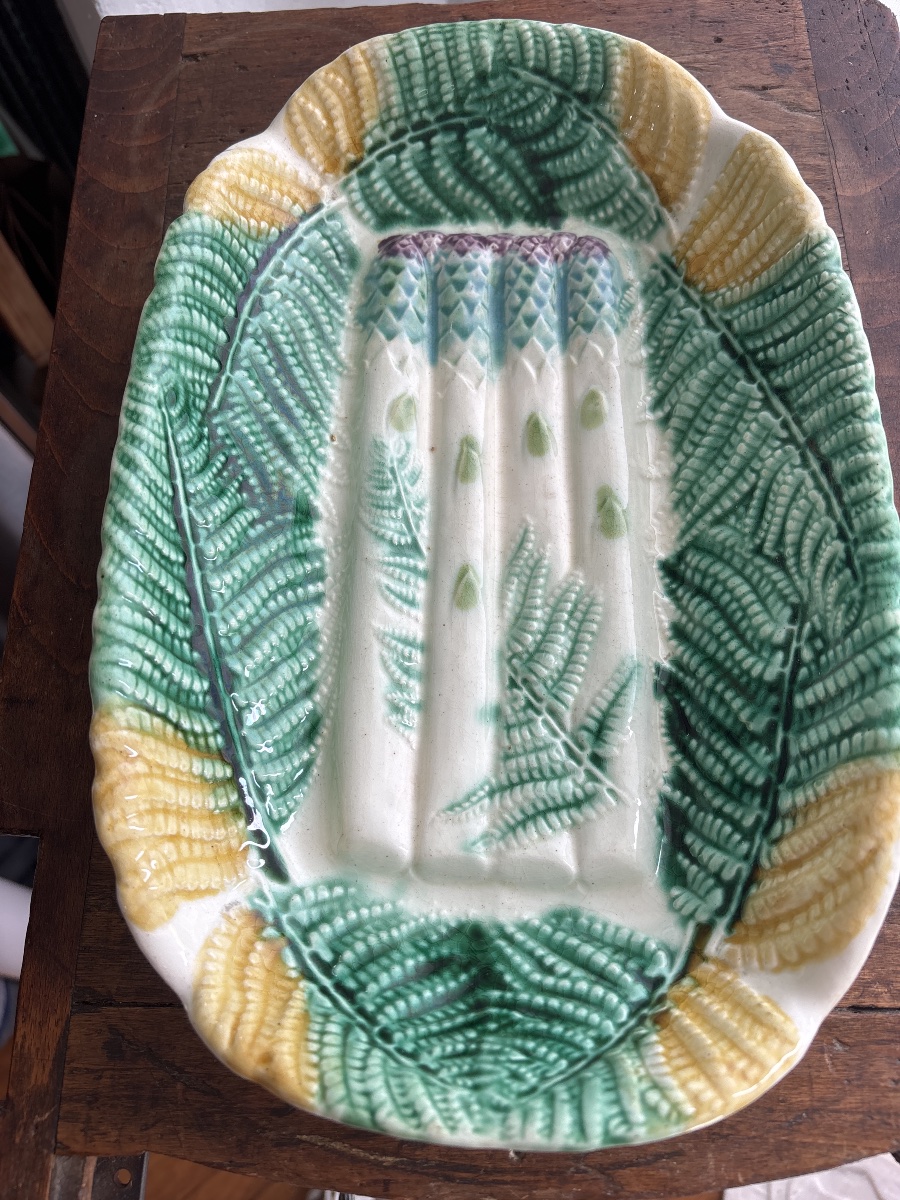 Asparagus Dish In Barbotine