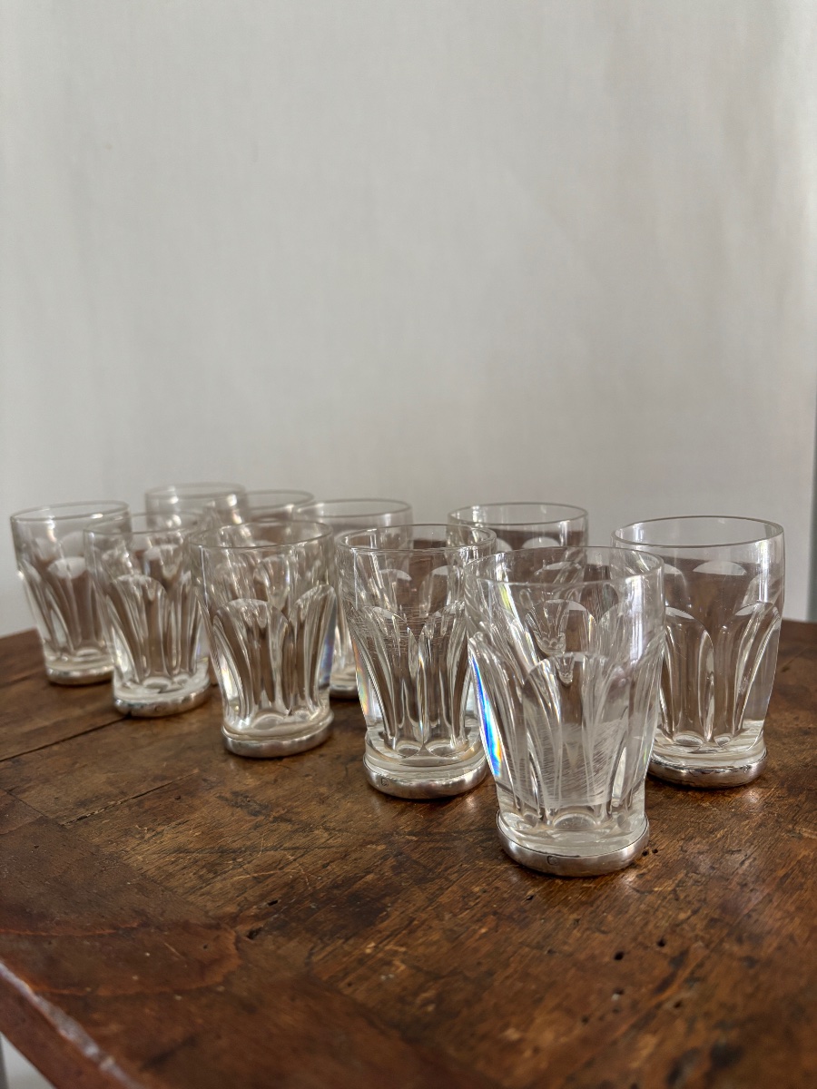 Baccarat And Silver Service, Harcourt Model-photo-2