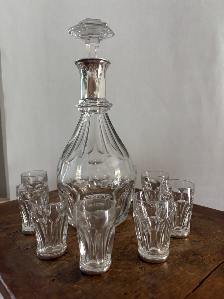Baccarat And Silver Service, Harcourt Model