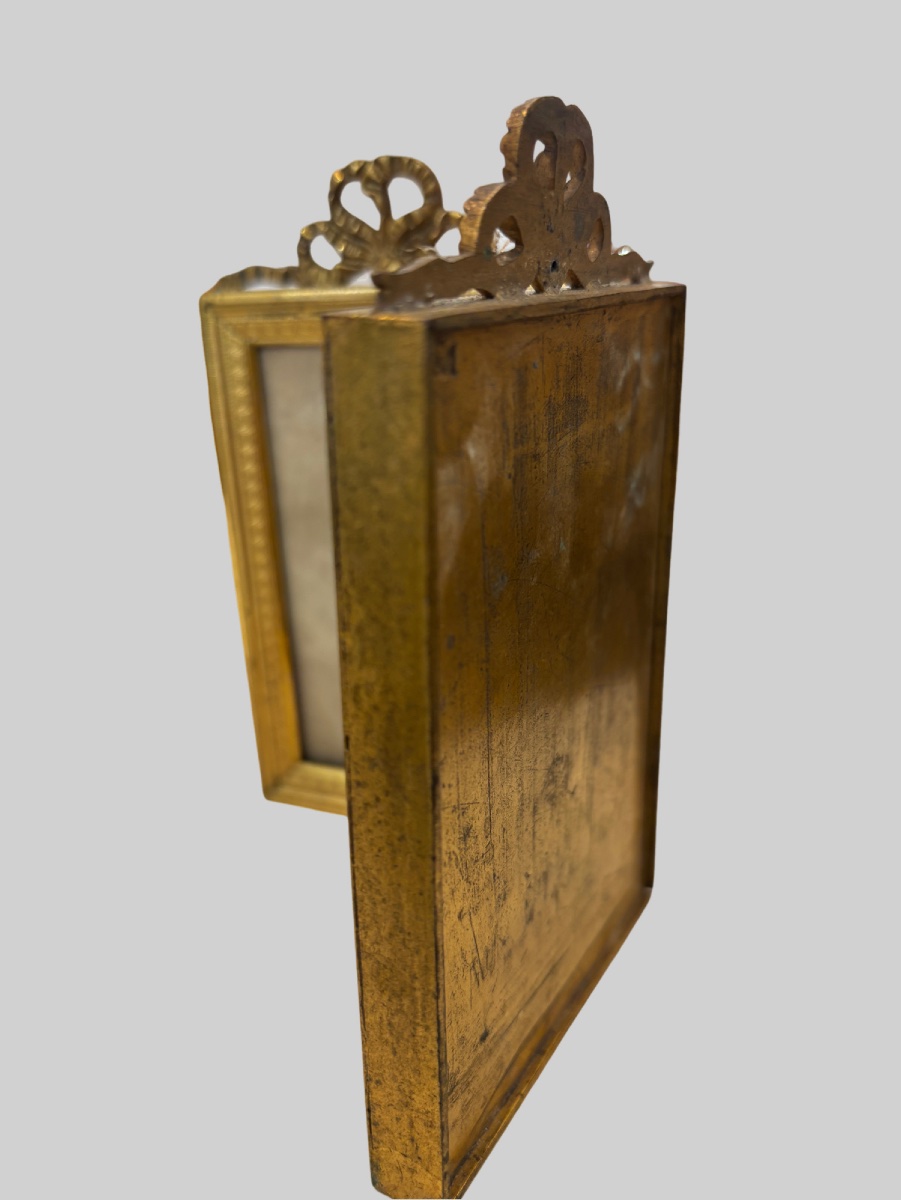 Photo Holder. Louis XVI-style Bronze Frame -photo-3