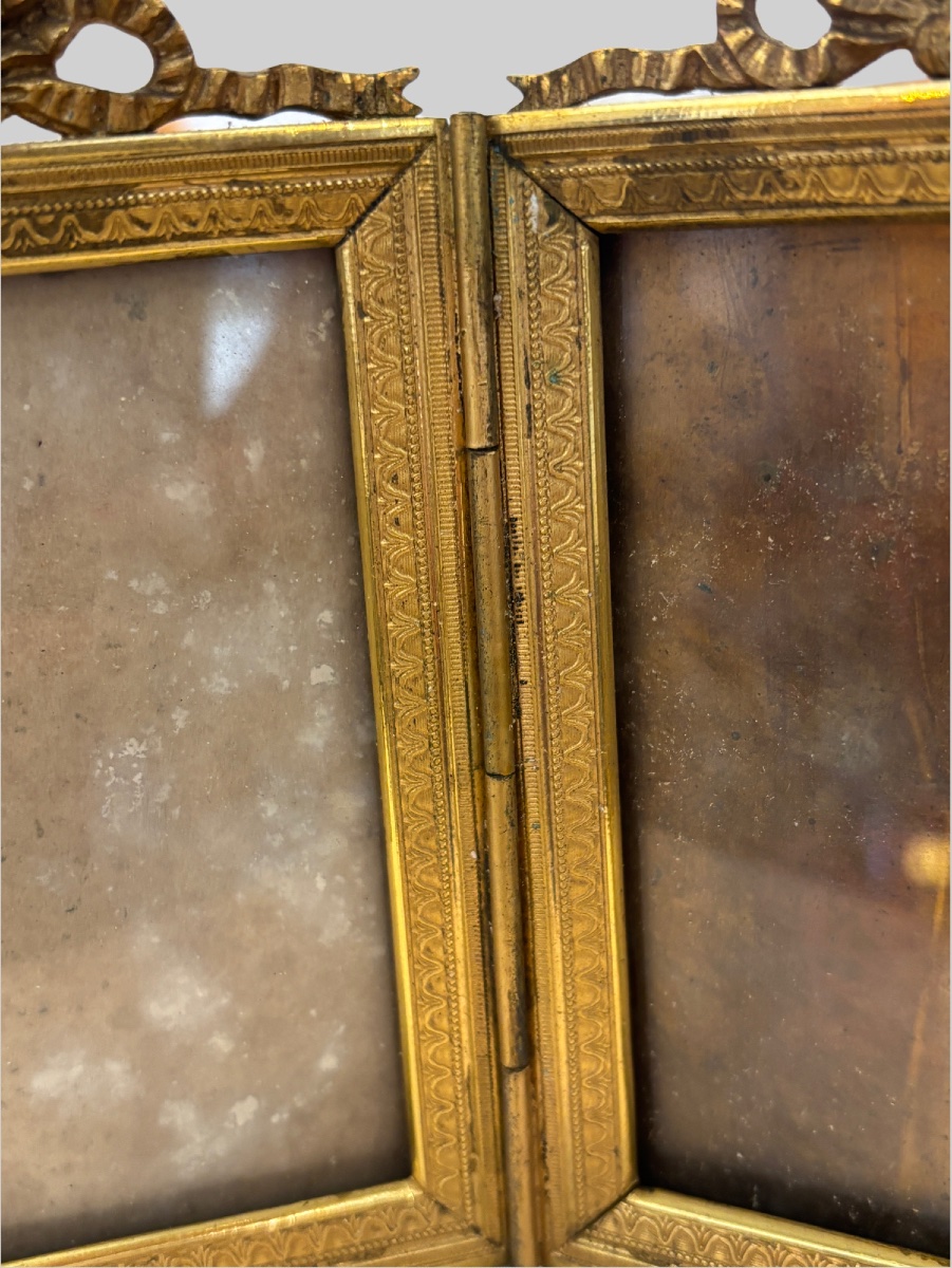 Photo Holder. Louis XVI-style Bronze Frame -photo-4