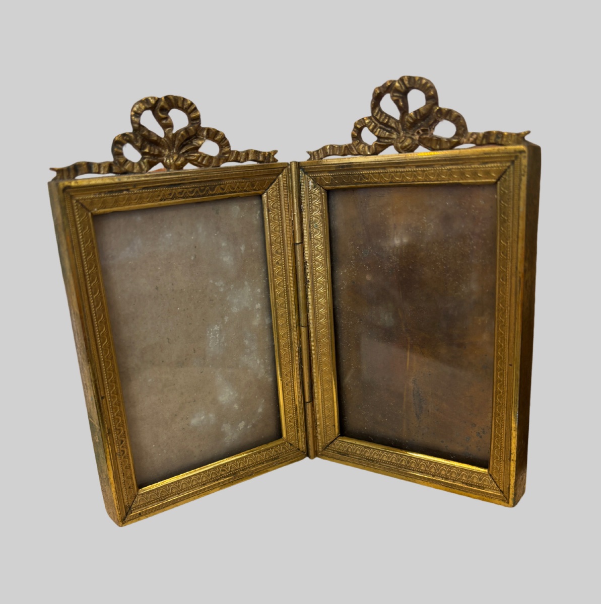 Photo Holder. Louis XVI-style Bronze Frame 