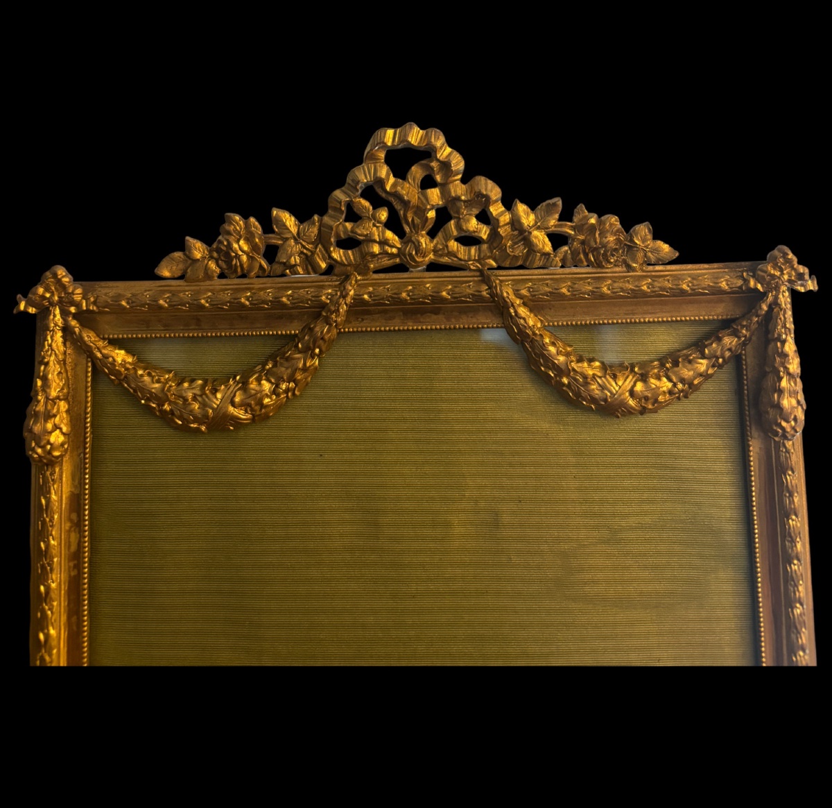 Paire de cadre en bronze . Style Louis XVI .-photo-2