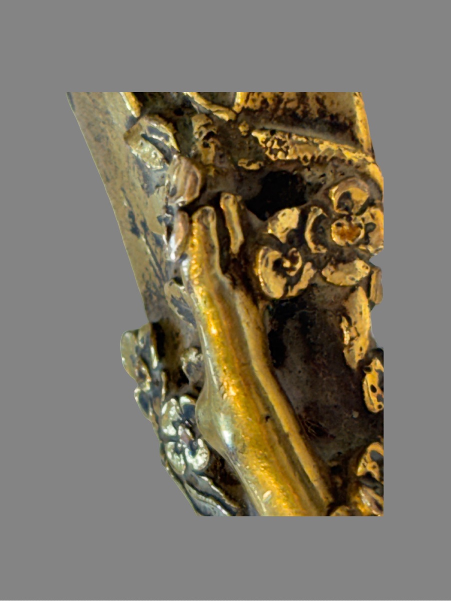 Coupe papier orientaliste art nouveau en bronze -photo-4