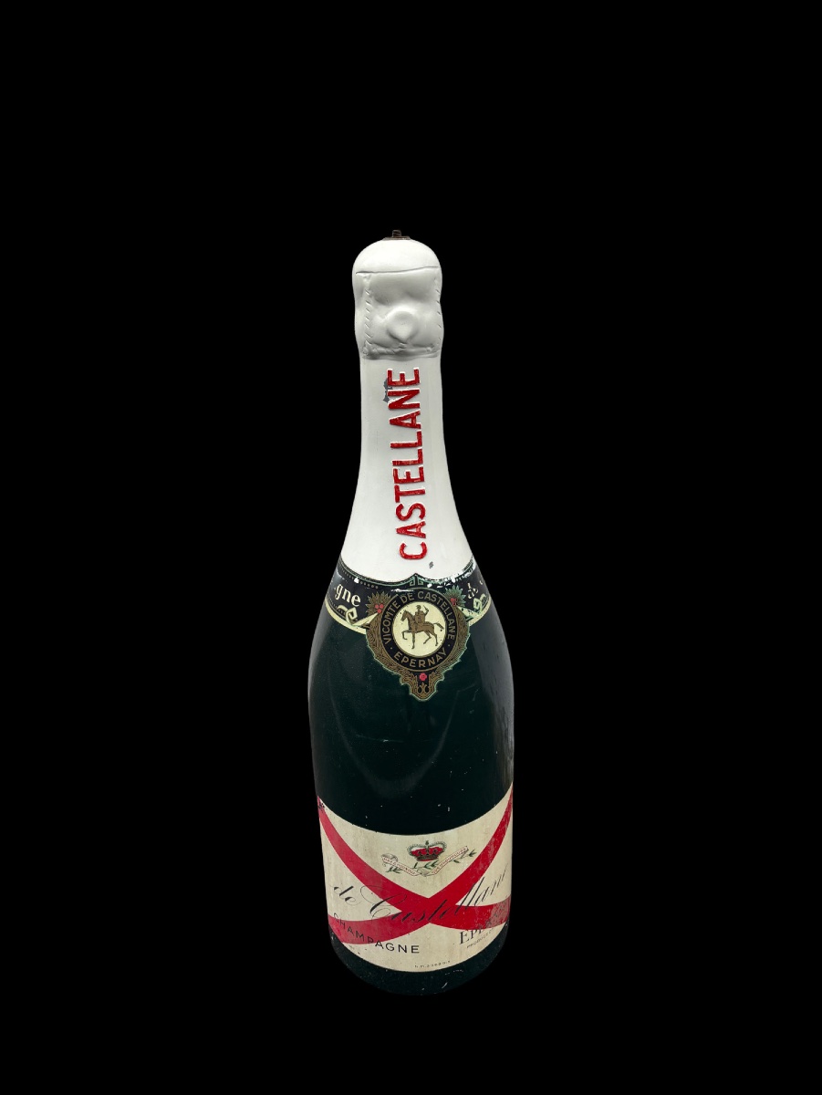 Large Promotional Bottle Of Champagne From 1960
