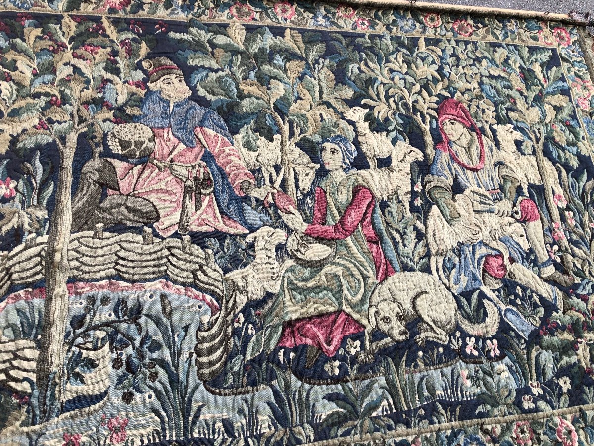 Tapestry Medieval Scene XX Eme-photo-1