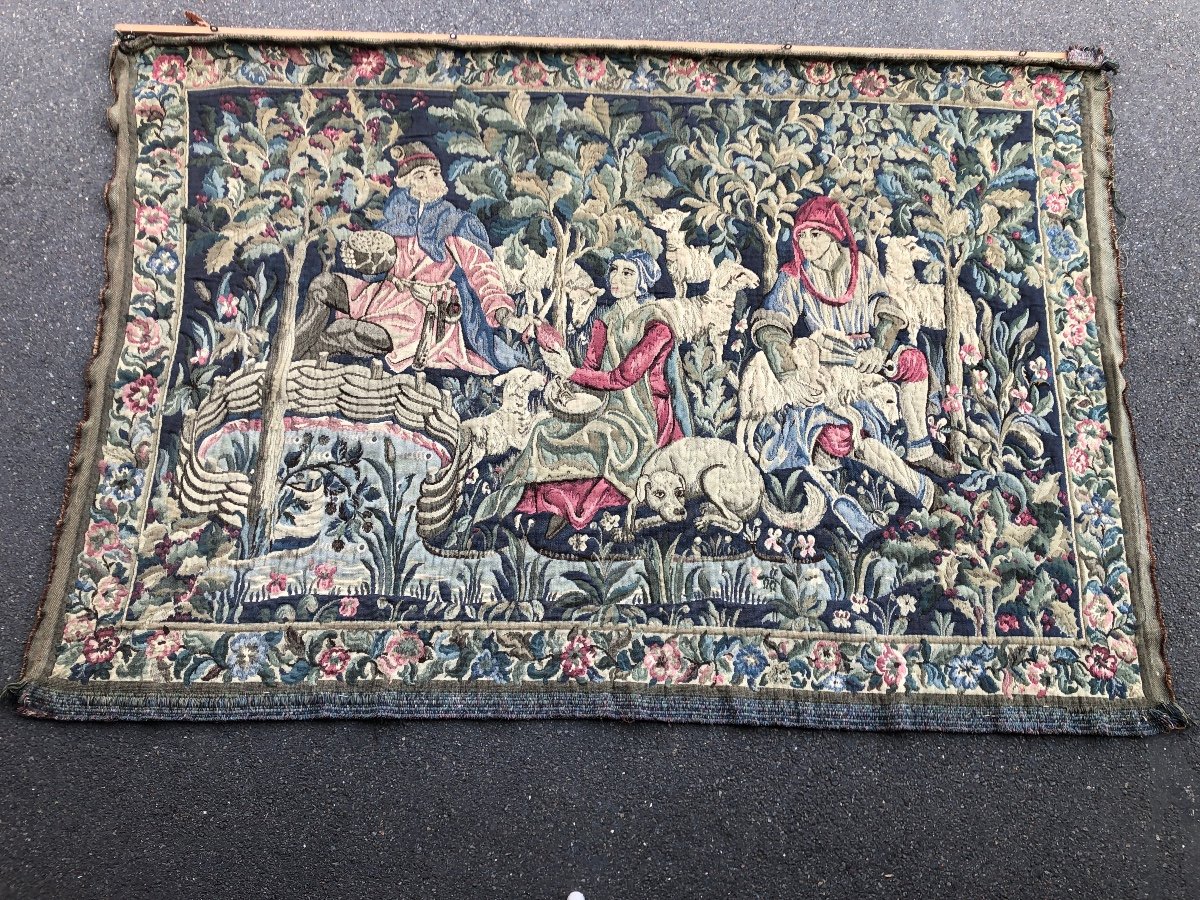 Tapestry Medieval Scene XX Eme