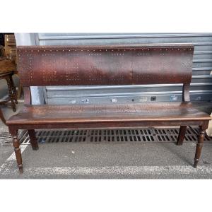 Banquette de bistrot 1940. 