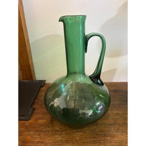Pichet en verre Empoli 1940