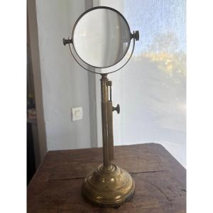 19th-century Rack And Pinion Laboratory Magnifying Glass