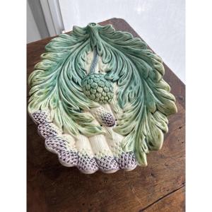 Asparagus Dish In Barbotine