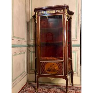 Napoleon III-era Display Cabinet (louis XV Style)