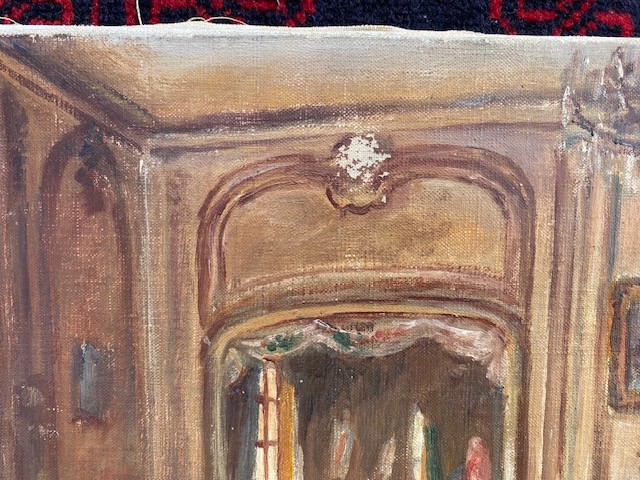 Emile Chaperon  Oil On Canvas-photo-4