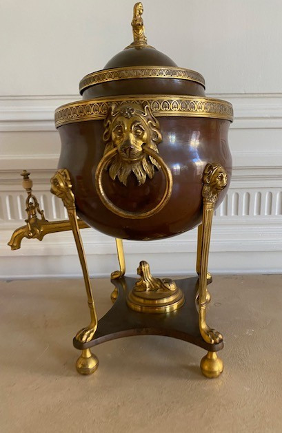 Urne à thé/ samovar fin 18 ème-photo-2