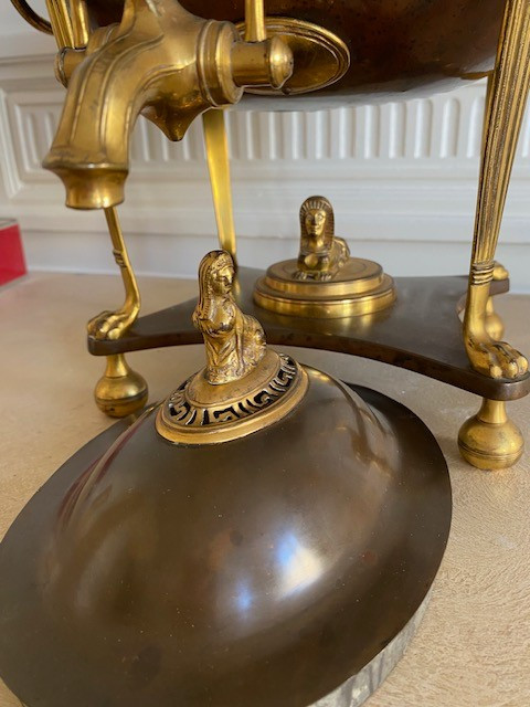 Urne à thé/ samovar fin 18 ème-photo-2