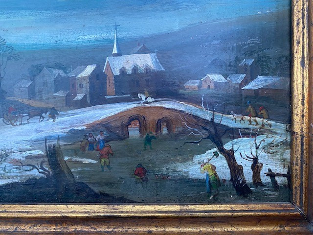 Winter Landscape, Holland, 19th Century-photo-2