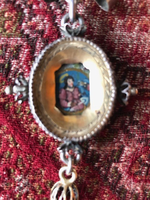 Pendentif religieux fin 18e /19e-photo-4