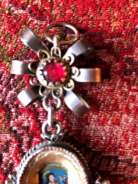 Pendentif religieux fin 18e /19e-photo-1